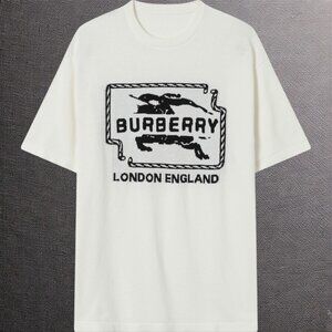 Burberry Men's White Short Sleeve T-Shirt
